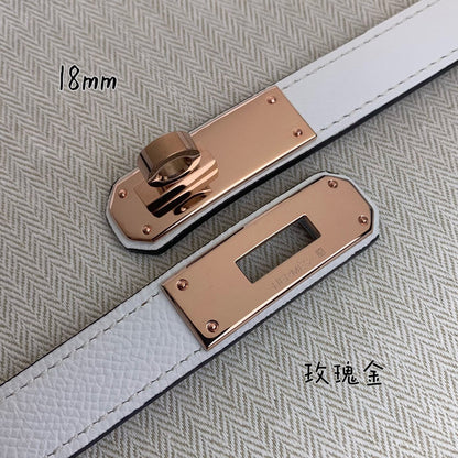 HBL7 Real leather 1.8CM 95-110CM Belt with all packing