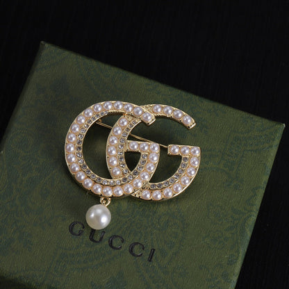 GUX1  Women brooch gold-plated jewelry