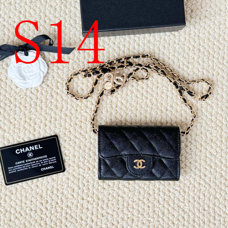 LCP02 Wallet Bag 13.1-7.5-2.1CM Leather bags with box