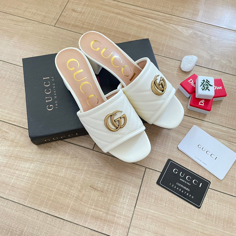 MJGS60 Slippers 6.5CM Women shoes 35-40 With box