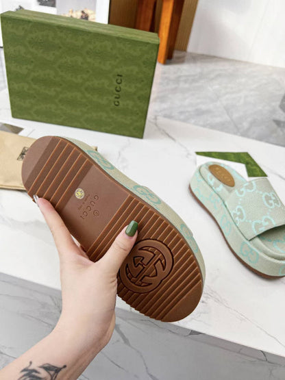 HFGS6 Slippers 6CM Women shoes 35-41 With box