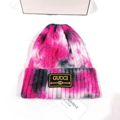 PGH1   Autumn and Winter New Fashionable Colorful Core spun Knitted Hat