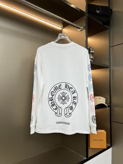 KLC21 New men's and women's pure cotton long sleeved casual clothes