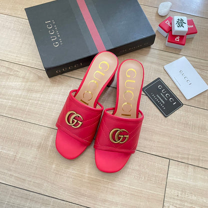 MJGS60 Slippers 6.5CM Women shoes 35-40 With box