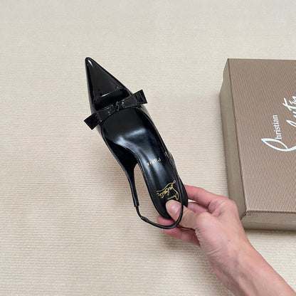 MBCL1 Women Heel 6CM 8CM 10CM Leather shoes 35-41 with box