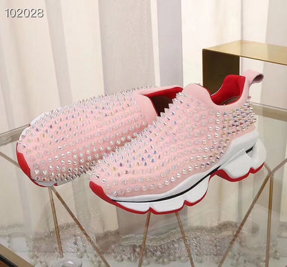 HJCS5 Leather Women 35-40 Man 40-46 cowhide shoes With box