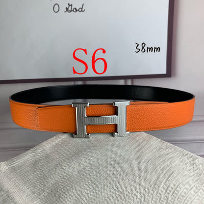 HBL3 Real leather 3.8CM 95-125CM Belt with all packing