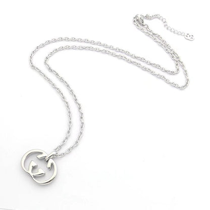 GN03   Letter Pendant Necklace Jewelry