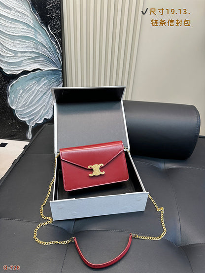 ACP03 Leather Bag 19-13CM Shoulder bags with box