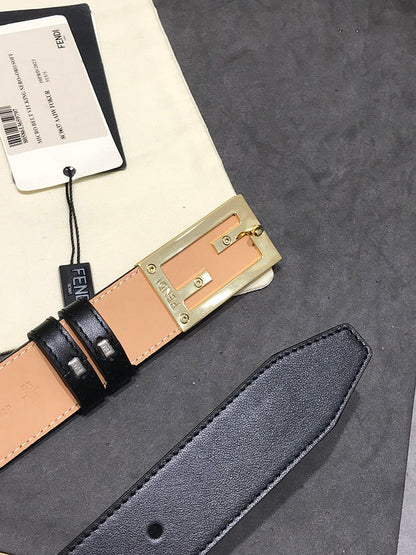 FBL1 Real leather 3.5CM 95-125CM Belt with all packing