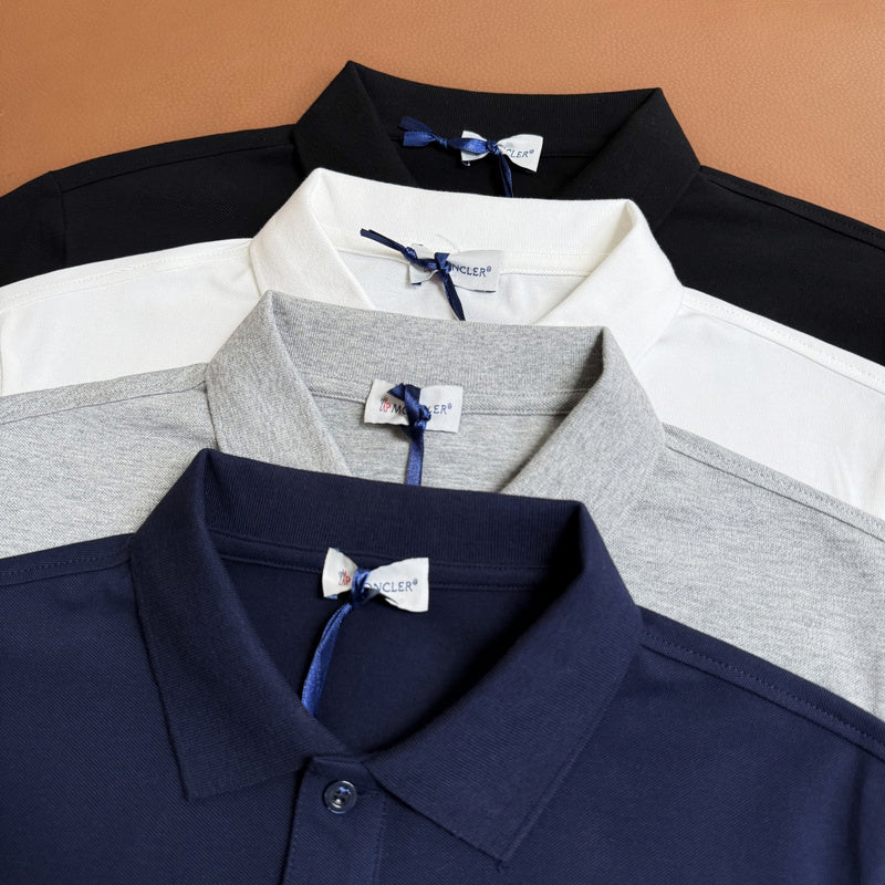 MOC024   Men's short sleeved lapel polo shirt clothing