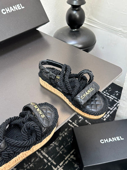 GCS2 Leather shoes Women35-41 Slipper with box