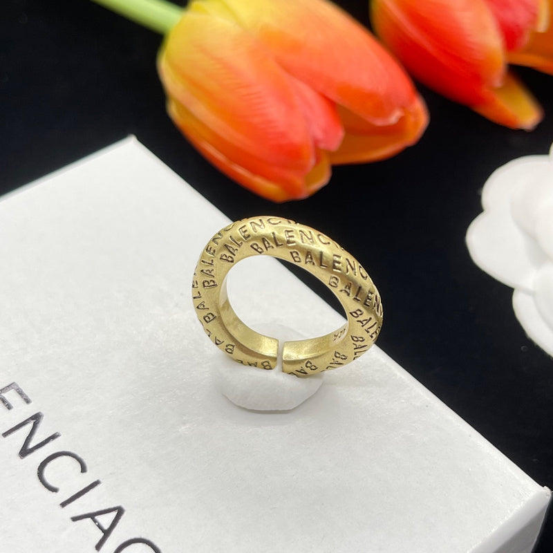 BR1 Ring 316L steel plating gold Jewelry