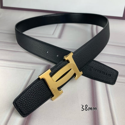 HBL5 Real leather 3.8CM 95-125CM Belt with all packing