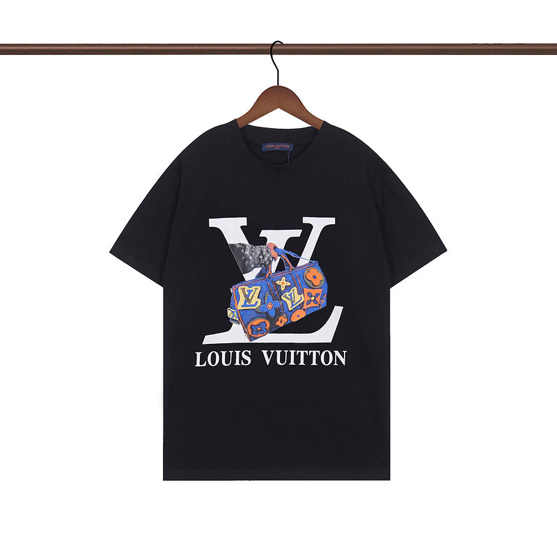 LVC149  New men's and women's letter summer short sleeved T-shirt