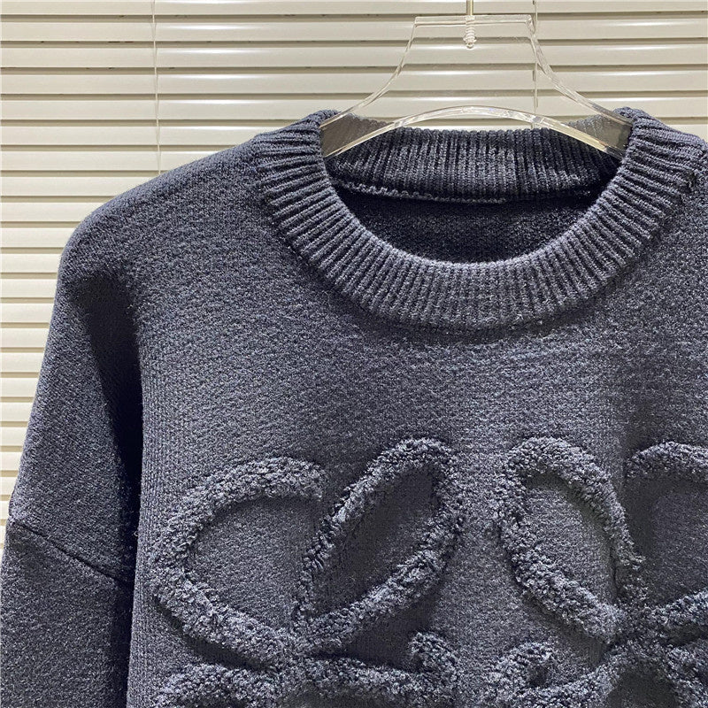 LOC9  New High Quality Sweater Round Neck Top