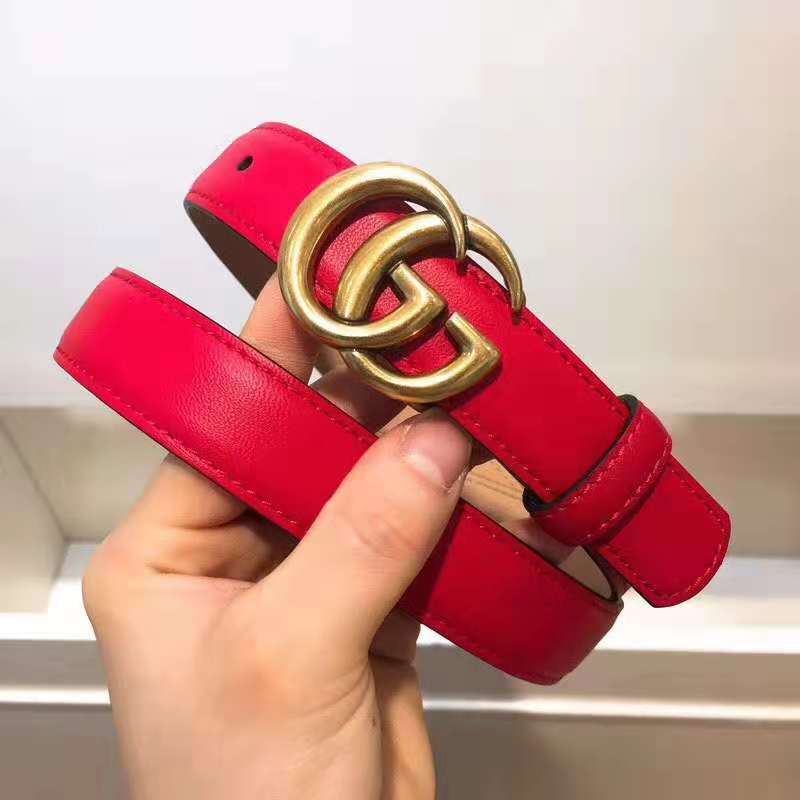 GCBL24 wide Real Leather 2.5CM total length 95-110cm Belt with all packing