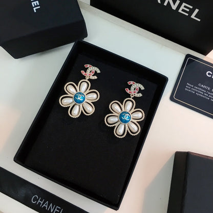 CHE141 Women's Fashion Flower Stud Earrings  Jewelry