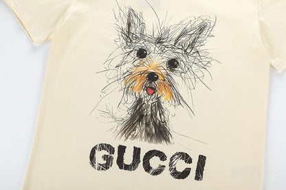 GUC002 Men's and women's summer short-sleeved T-shirt clothes