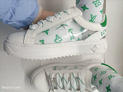 BMLS2 shoes Women Leather Shoes with all packaging