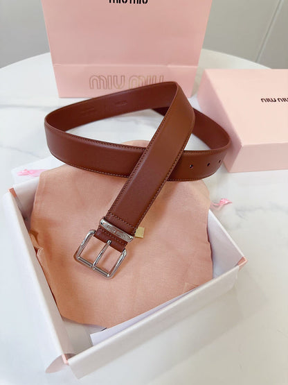 MBL2 Real leather 3.5CM 95-110CM Belt with all packing