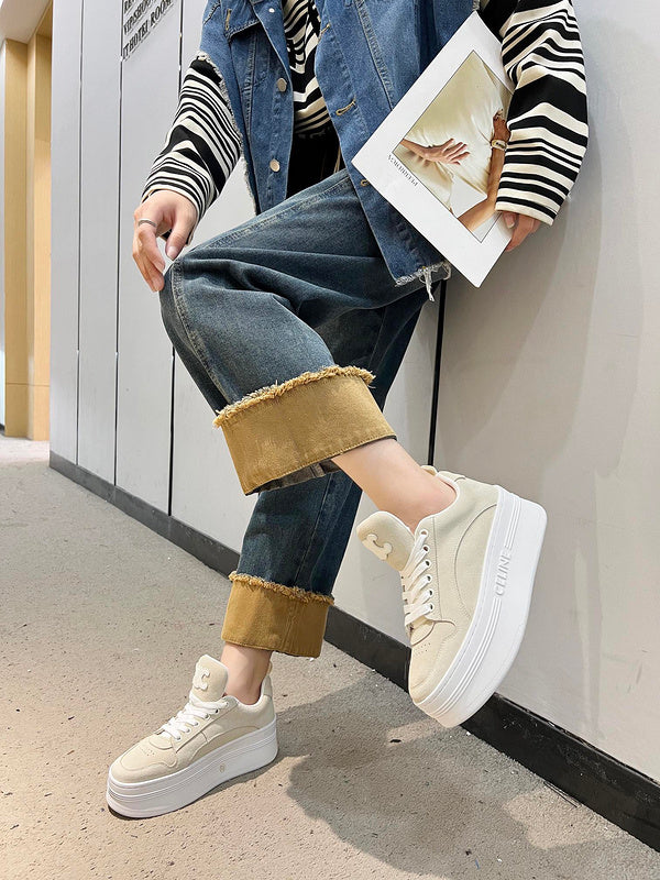 BMCS8 Women 35-40 Leather 6.0CM Shoes with box