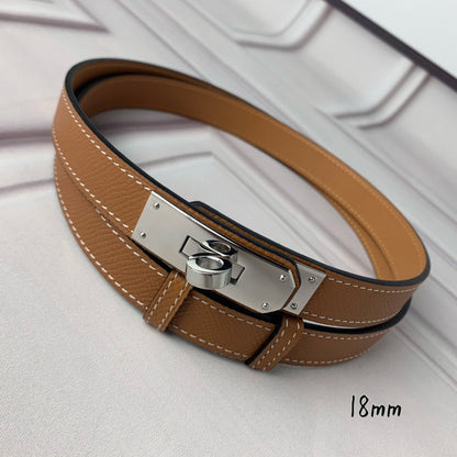 HBL7 Real leather 1.8CM 95-110CM Belt with all packing