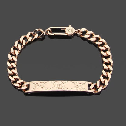 GB02   Square gold-plated bracelet jewelry