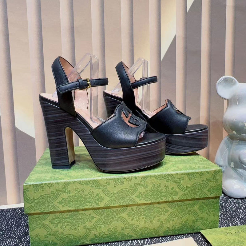 JHGS13 Slipper 12CM Heel Size 35-42 Shoes with box