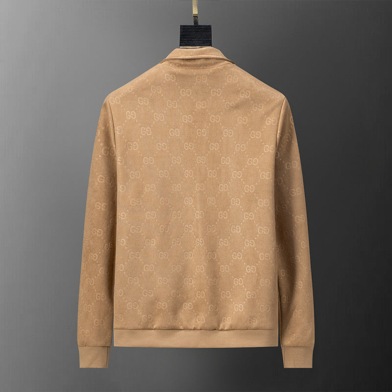 GUC099 New Spring and Autumn thin imitation deer skin velvet jacket long sleeved cardigan clothes