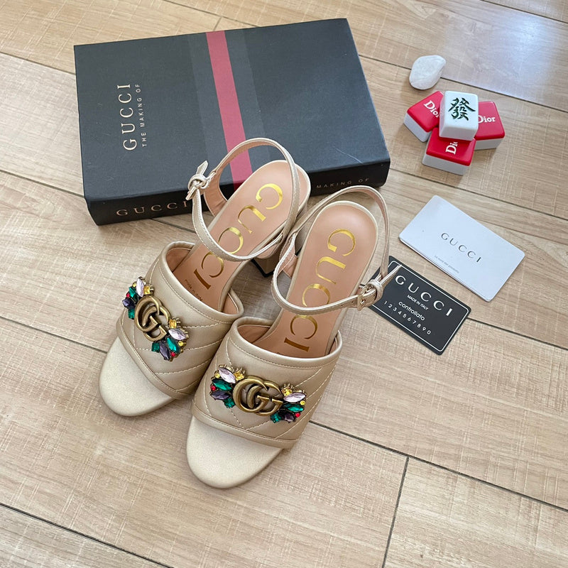 MJGS52 Slippers 6.5CM Women shoes 35-40 With box