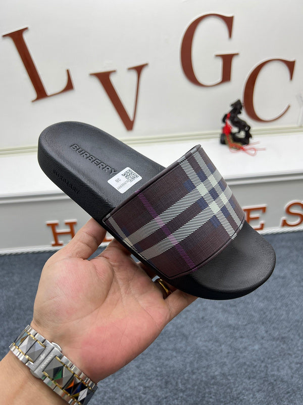 YBS01 Couples slipper Leather Shoes 36-46 with box