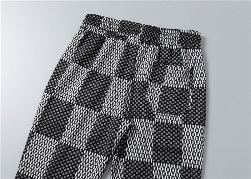 LVC025 New men's spring and autumn thin style outerwear+long pants pure cotton casual suit clothing