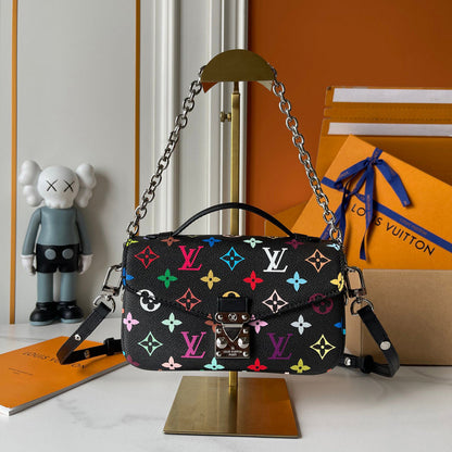 LLP024 Leather bag 21.5x13.5x6CM Bags