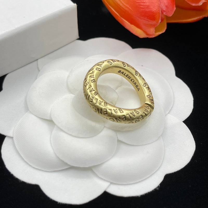 BR1 Ring 316L steel plating gold Jewelry