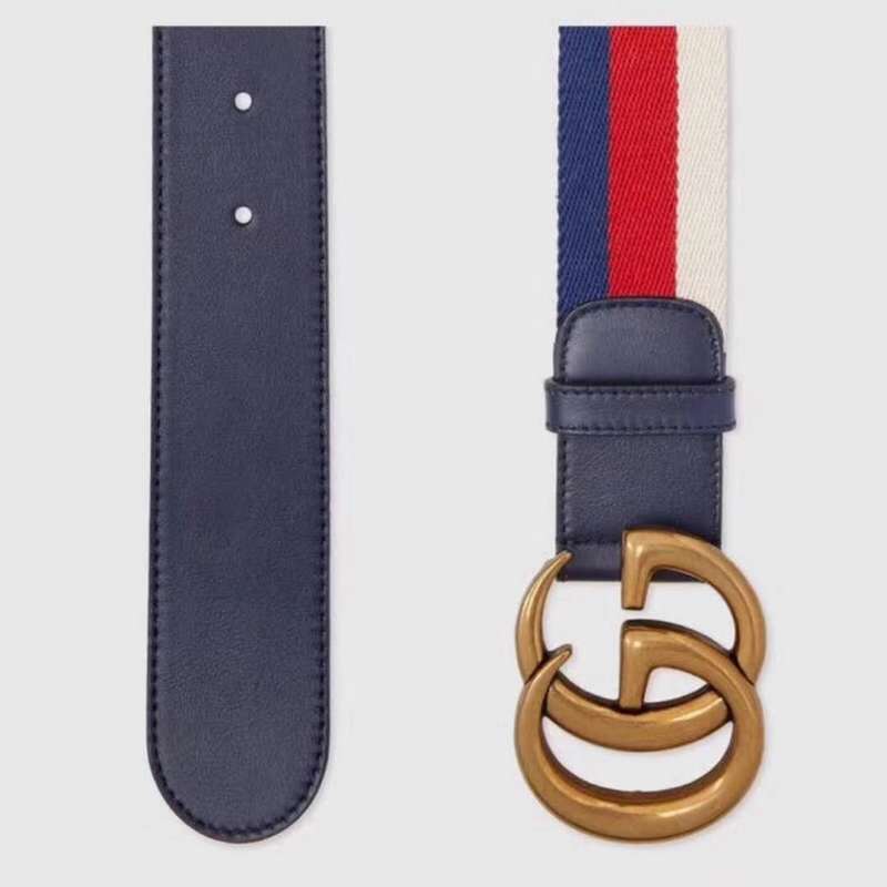 GCBL15 wide 3.8cm total length 100-125cm Leather Belt High Quality With packing