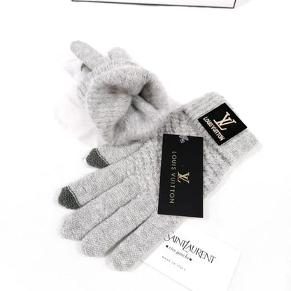 PLG5  New warm knitted gloves for autumn and winter