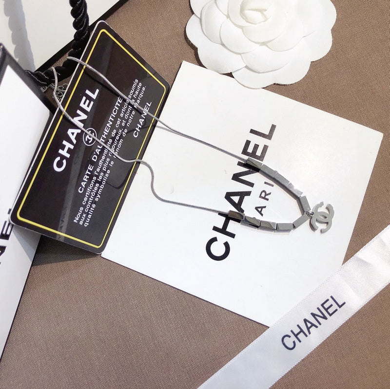 X411   Women's small square necklace jewelry