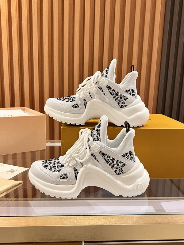 OLS39 Leather Women 5.5CM Shoes 35-41 with box