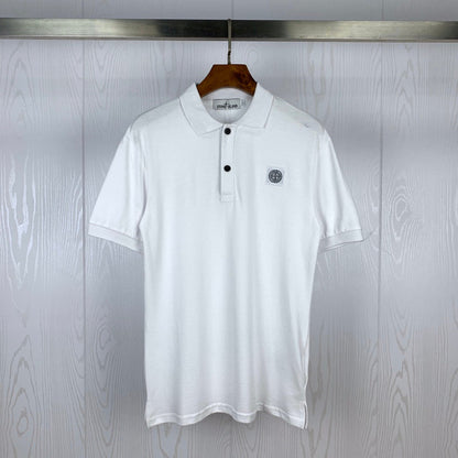 STC23 New men's polo shirt summer short sleeved top Clothing