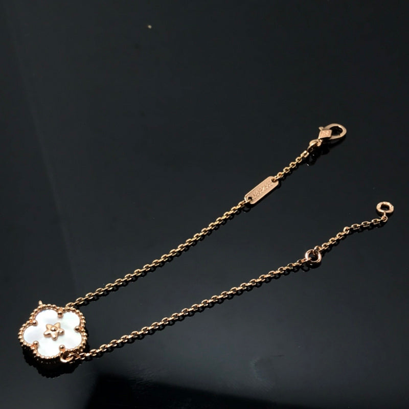 AVSB13  New plum and white shell bracelet jewelry