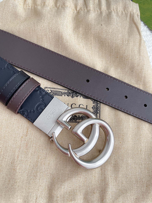 GBL1 Real leather 3.7CM 95-125CM Belt with all packing