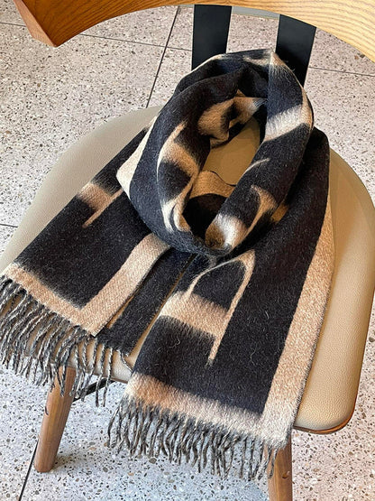 BSC12 cashmere blend 32-180CM Scarf