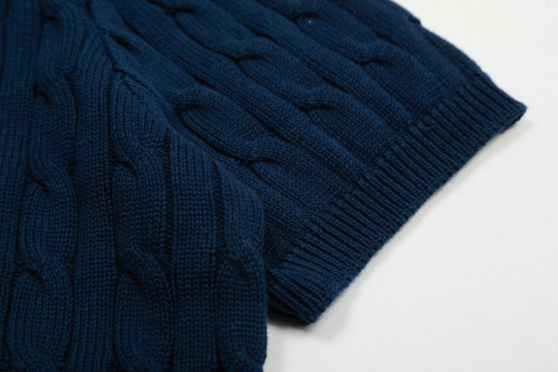 LFC9  New high-quality men's and women's spring and autumn polo shirts, short sleeved sweaters, sweaters, base sweaters, clothing