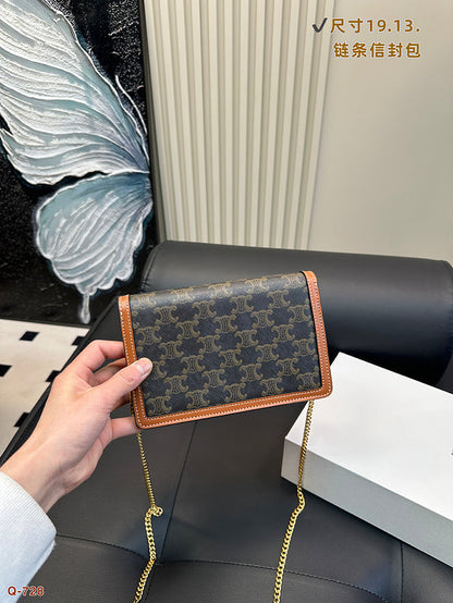 ACP05 Leather Bag 19-13CM Shoulder bags with box