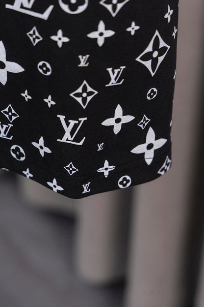 LVC009   Men's and women's summer short-sleeved T-shirt clothes