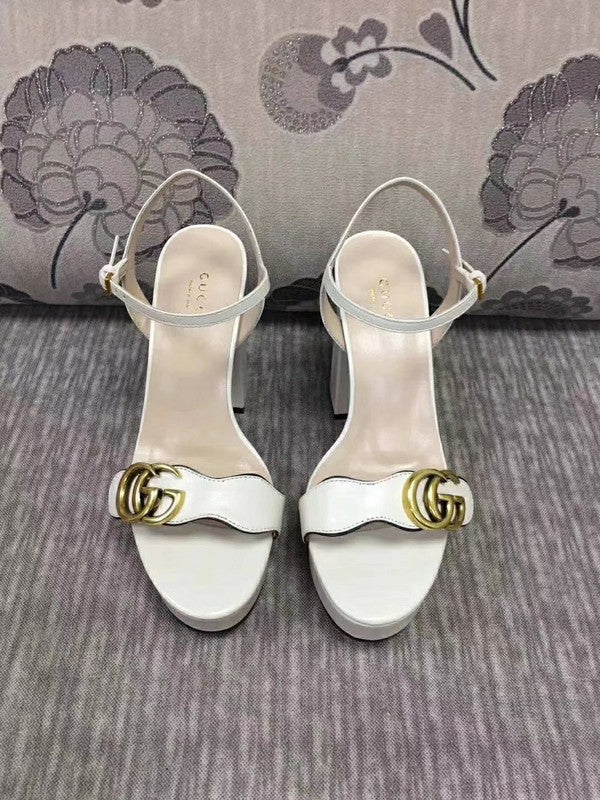 OGS4 Women real leather 8 Or 10CM shoes size 35-42 with box