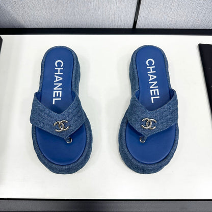 MBCS15 Leather Slippers Size 35-40 Shoes with Box