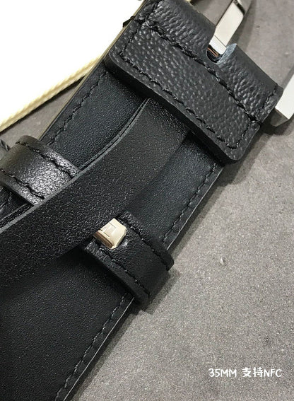 FBL9 Real leather 3.5CM 95-125CM Belt with all packing