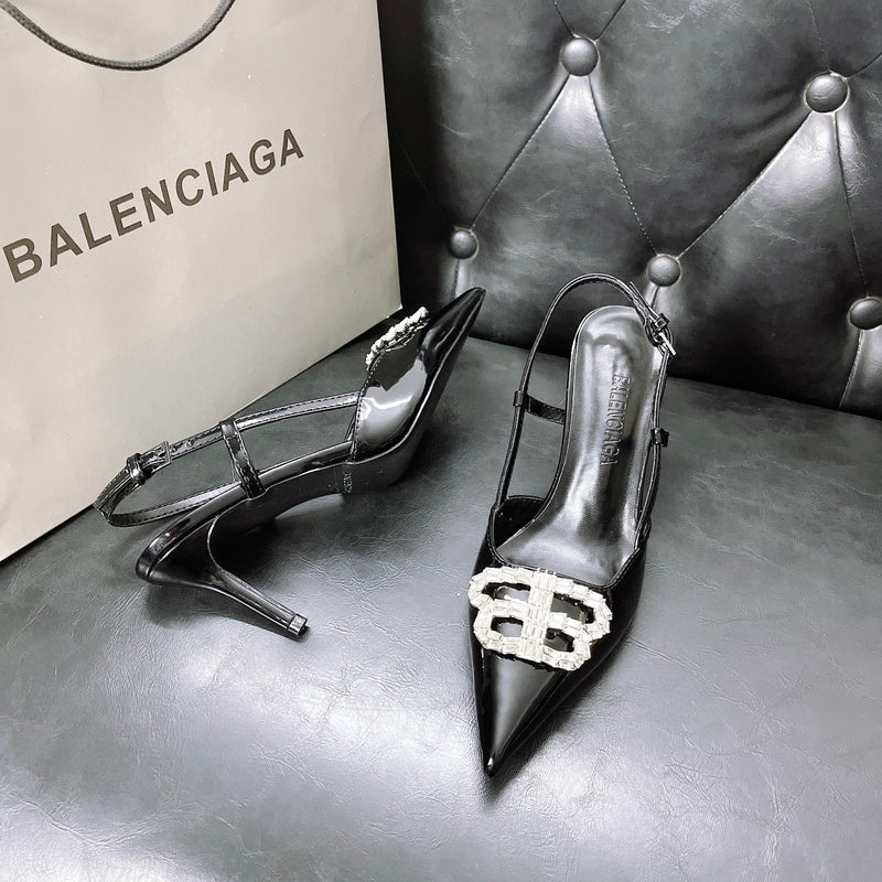 MBS11 Slippers Women 8CM heel shoes 35-42 With box